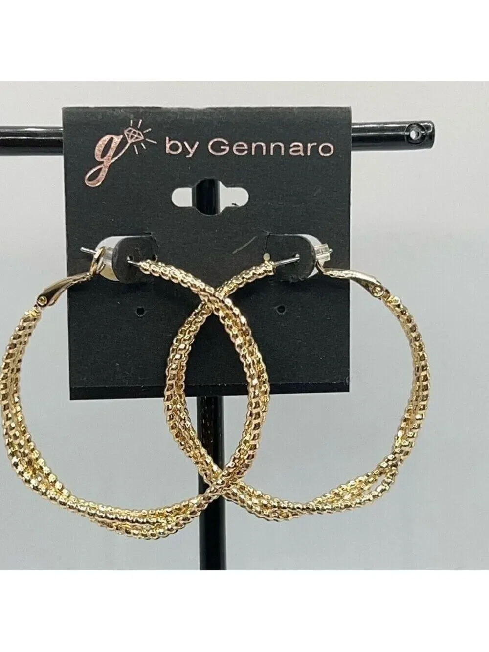 G by Gennaro Gold Hoop Twist Hoop Earrings $16ea / 3 for $25